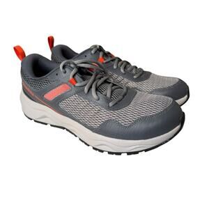 Columbia NEW Plateau Waterproof Hiking Shoes Men's Size 10 Red Gray Sneakers